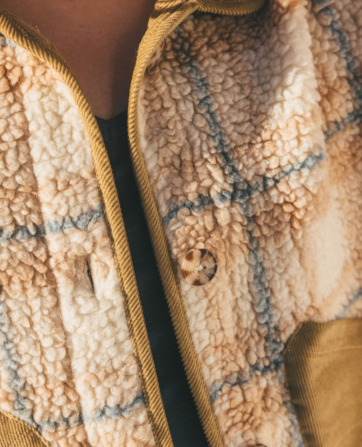 Women's Recycled Sherpa Jacket - Sustainable Warmth Limestone Pattern | Toad&Co Women