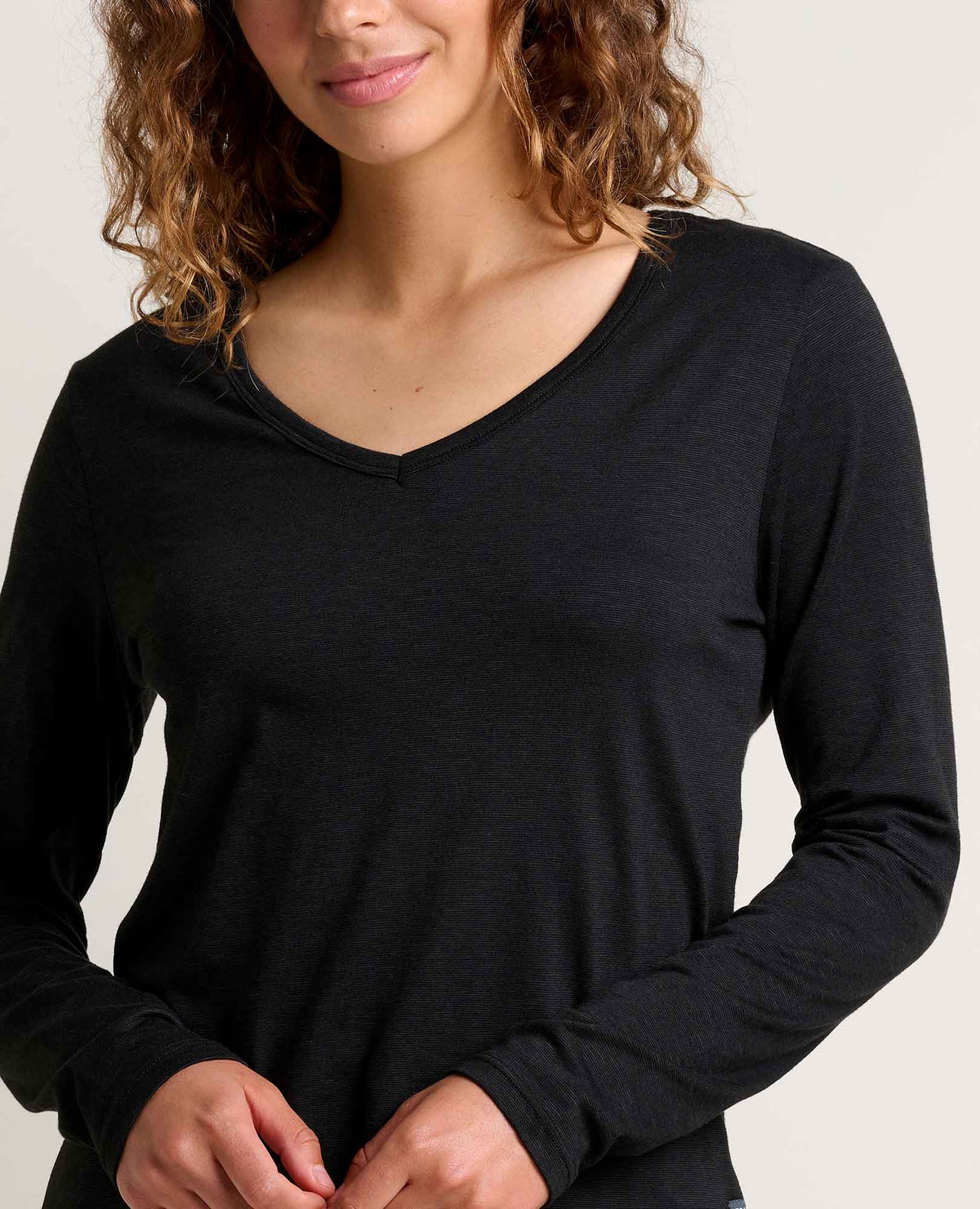 Marley Sustainable Long Sleeve T-Shirt - by Toad&Co True Black | Toad&Co Women