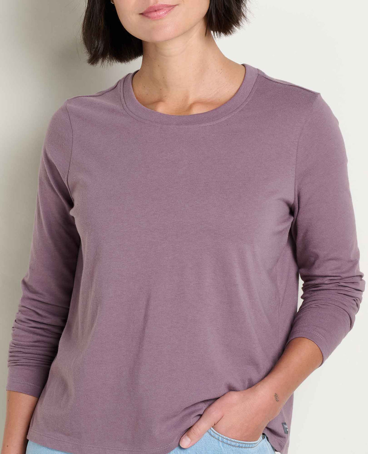 Women's Re-Form Long Sleeve Crew Moonscape | Toad&Co Women