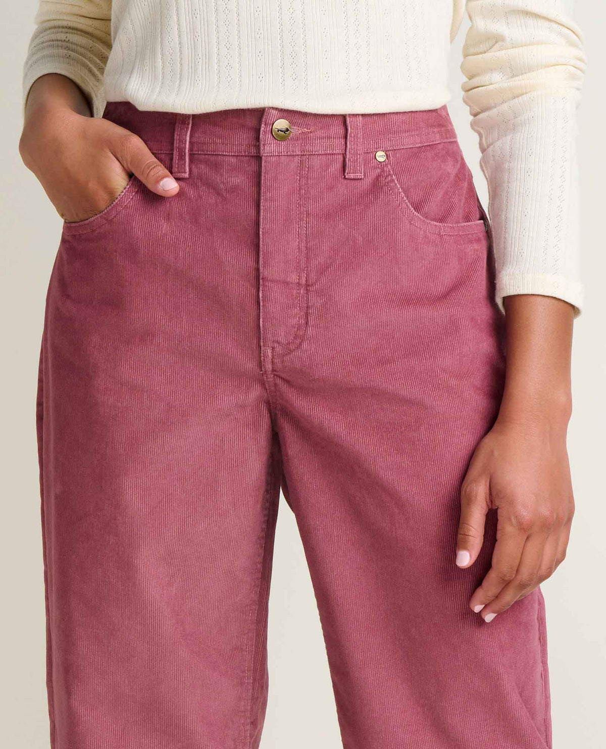 Women's Coaster Corduroy Wide Leg Pant Foxglove | Toad&Co Women