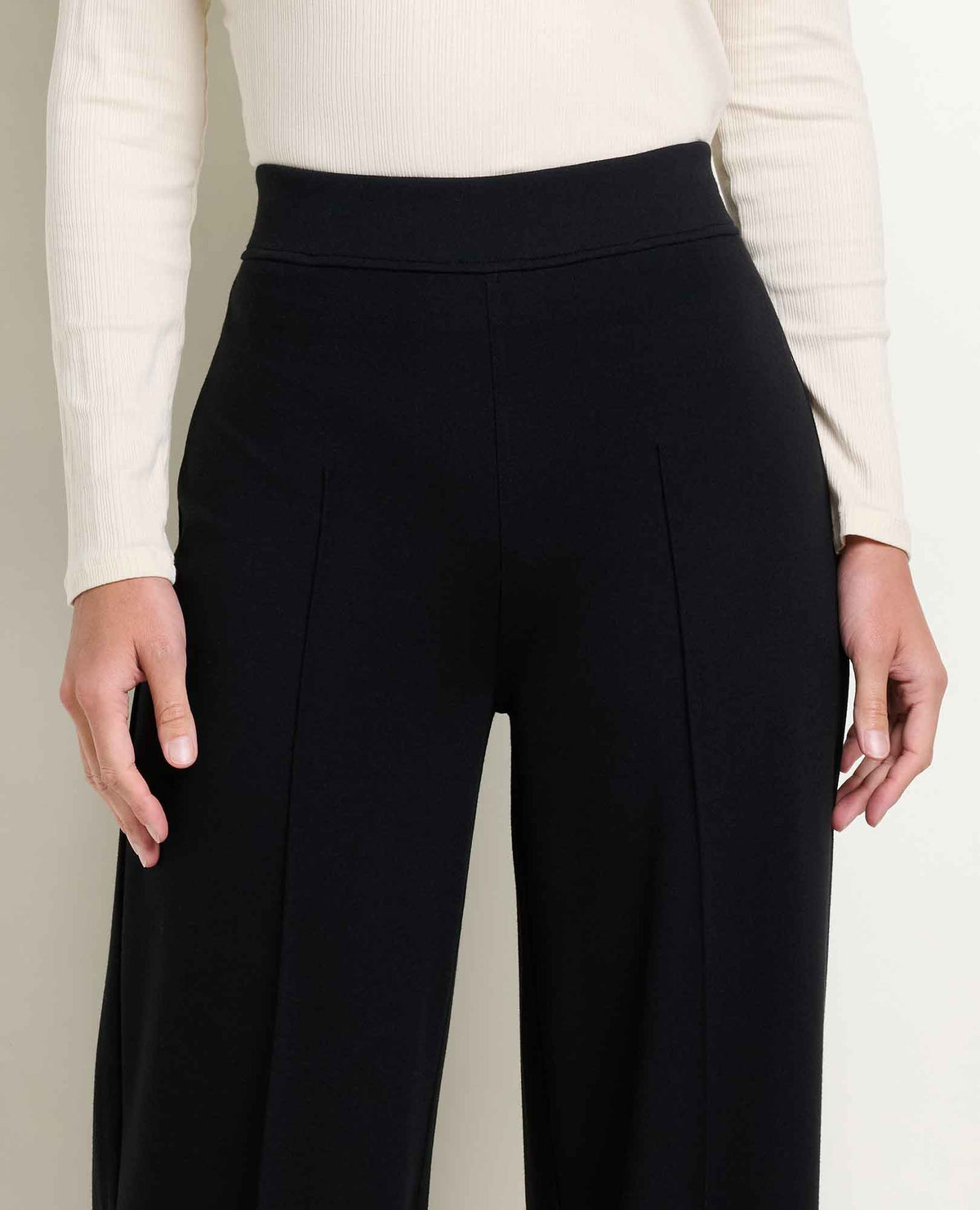 Mason St. Ponte Wide Leg Pant Black | Toad&Co Women