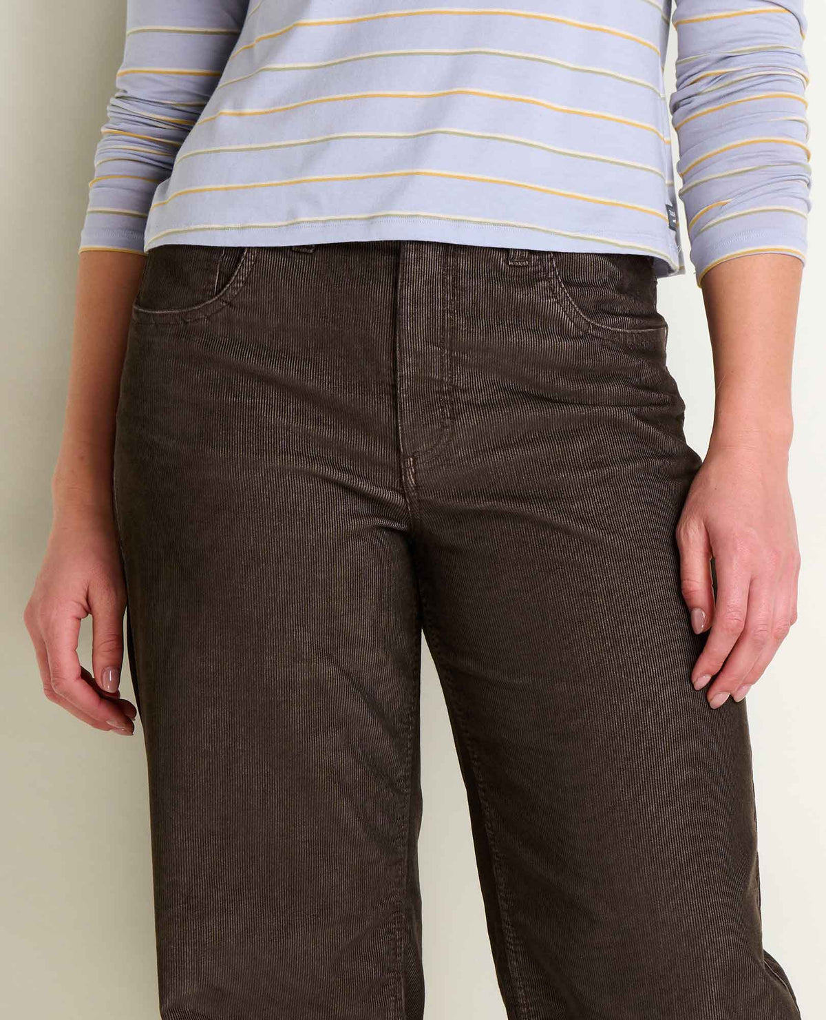 Women's Coaster Corduroy Wide Leg Pant Barnwood | Toad&Co Women