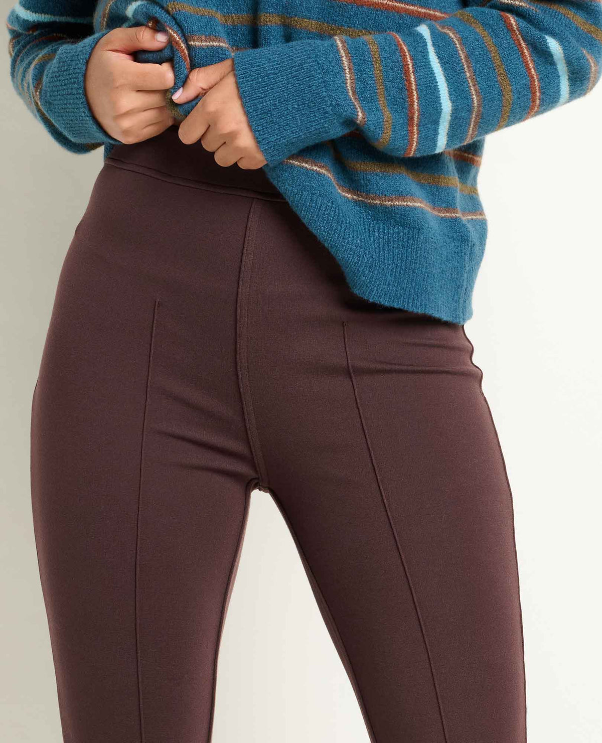 Mason St. Ponte Kick Flare Pant Chestnut | Toad&Co Women