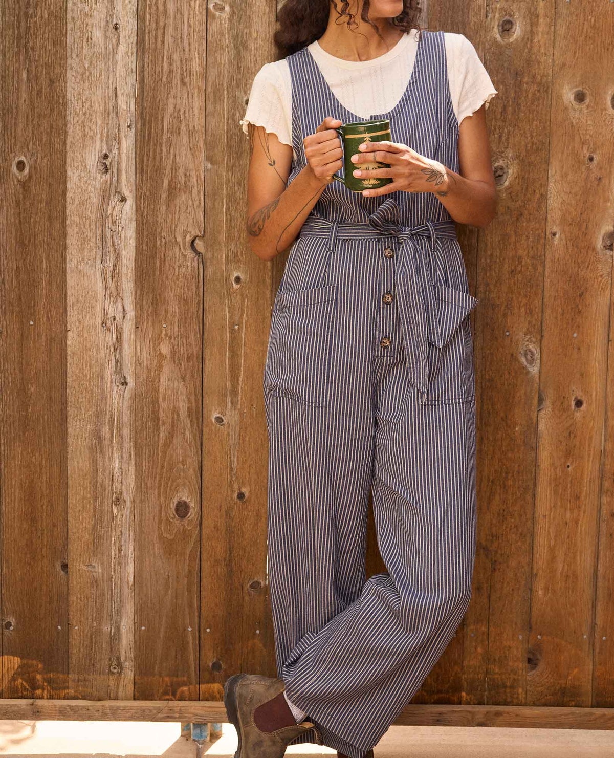 Tarn Sleeveless Wide Leg Jumpsuit - Hemp Blend | Toad&Co Women