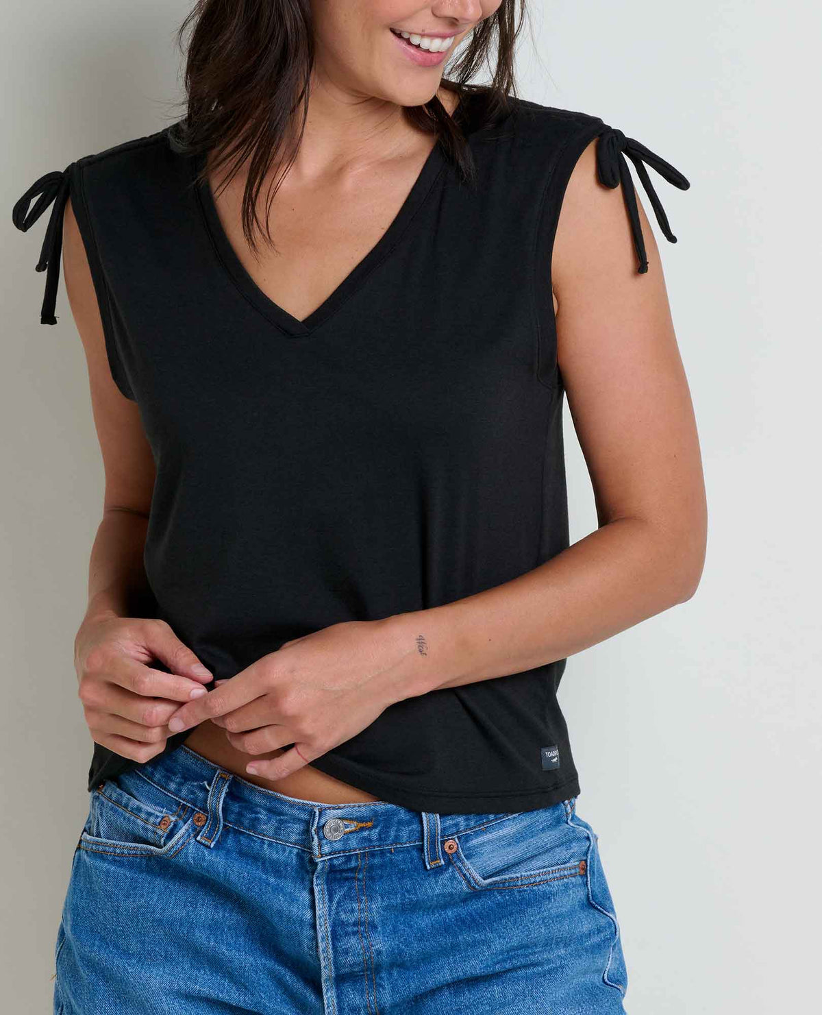 Anza Cinch V-Neck Tank Top - Organic Cotton | Toad&Co Women
