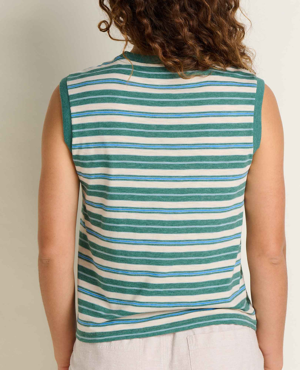 Boundless Jersey Tank - Eco-Friendly Water-Resistant Jersey Tank Palm Pattern | Toad&Co Women