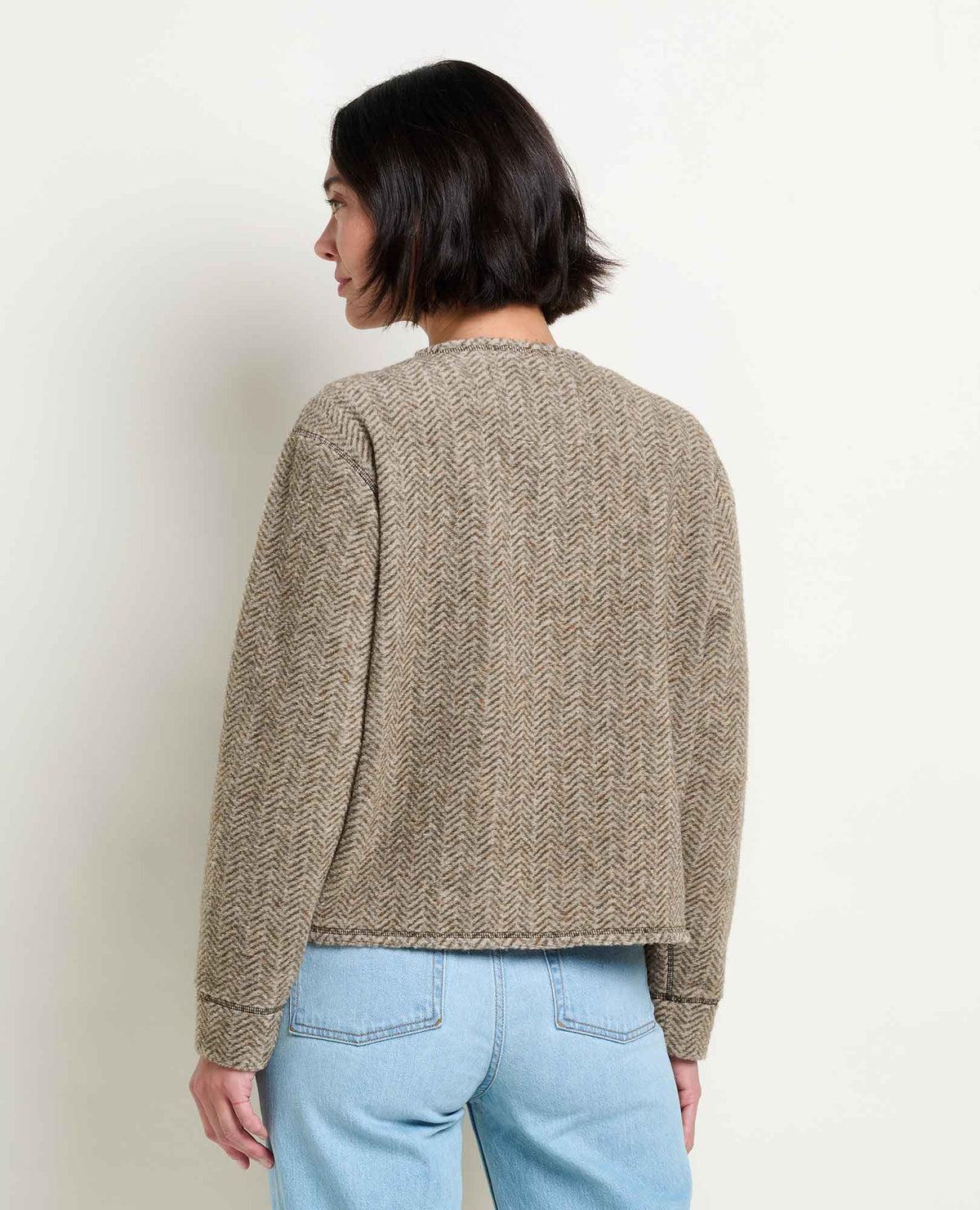 Women's Cabinside Fleece Cardigan Honey Brown | Toad&Co Women
