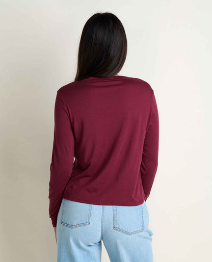 Whisper Long Sleeve Tee Port | Toad&Co Women