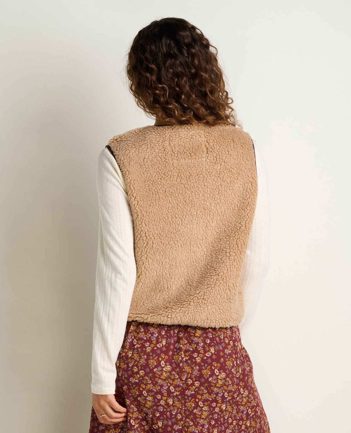 Sespe Sherpa Vest Cocoa | Toad&Co Women