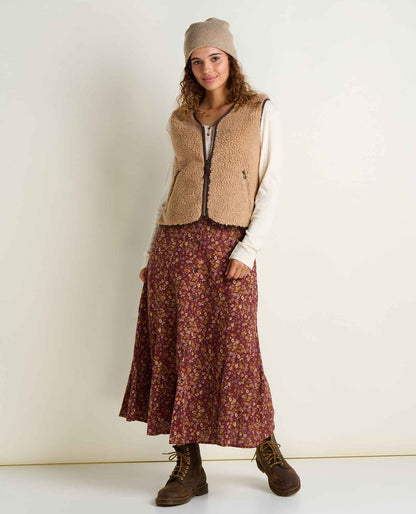 Sespe Sherpa Vest Cocoa | Toad&Co Women