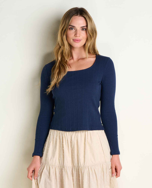 Rosalie Long Sleeve Square Neck Tee  | Toad&Co Women