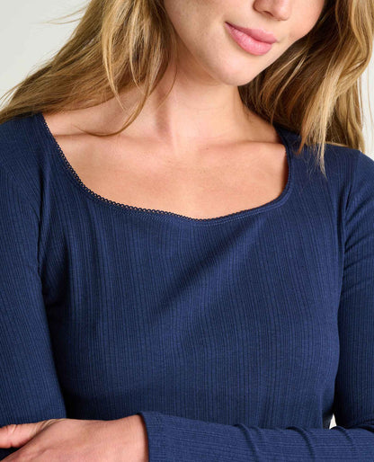 Rosalie Long Sleeve Square Neck Tee  | Toad&Co Women