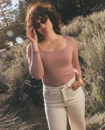 Rosalie Long Sleeve Square Neck Tee  | Toad&Co Women