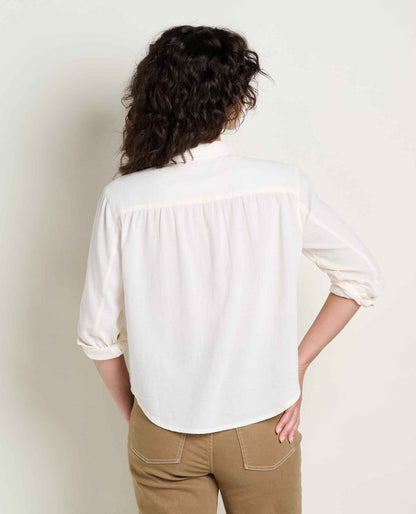 Manzana Boxy Long Sleeve Shirt  | Toad&Co Women