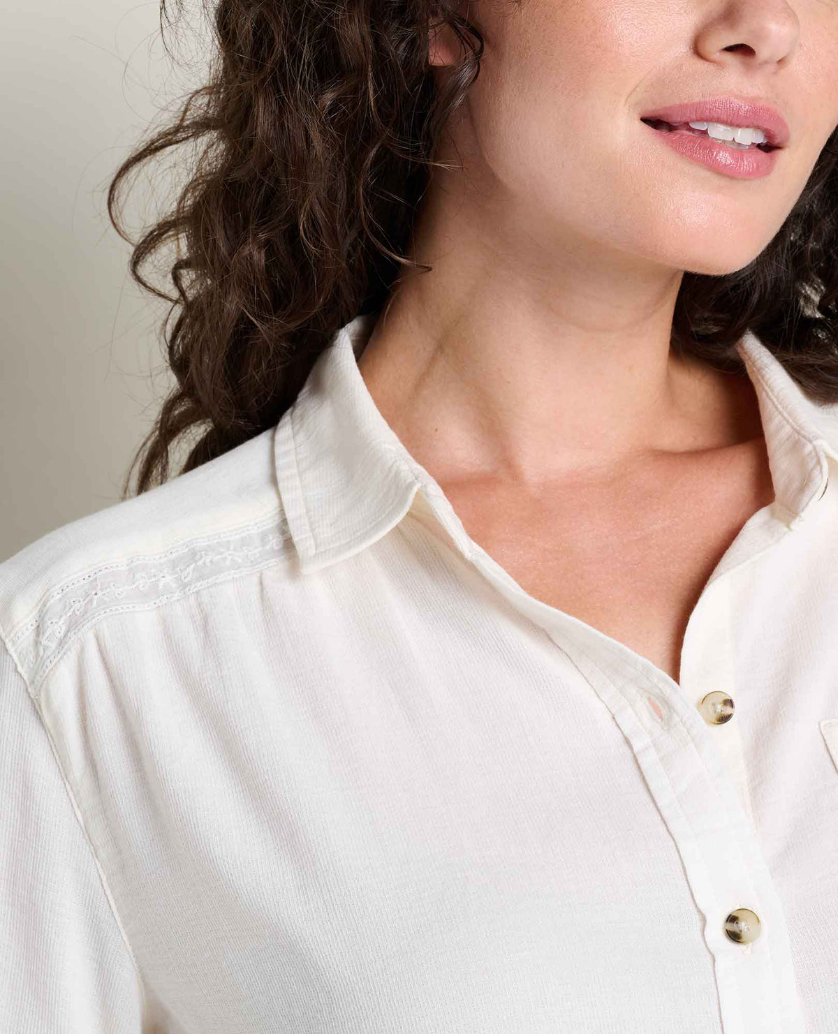 Manzana Boxy Long Sleeve Shirt  | Toad&Co Women