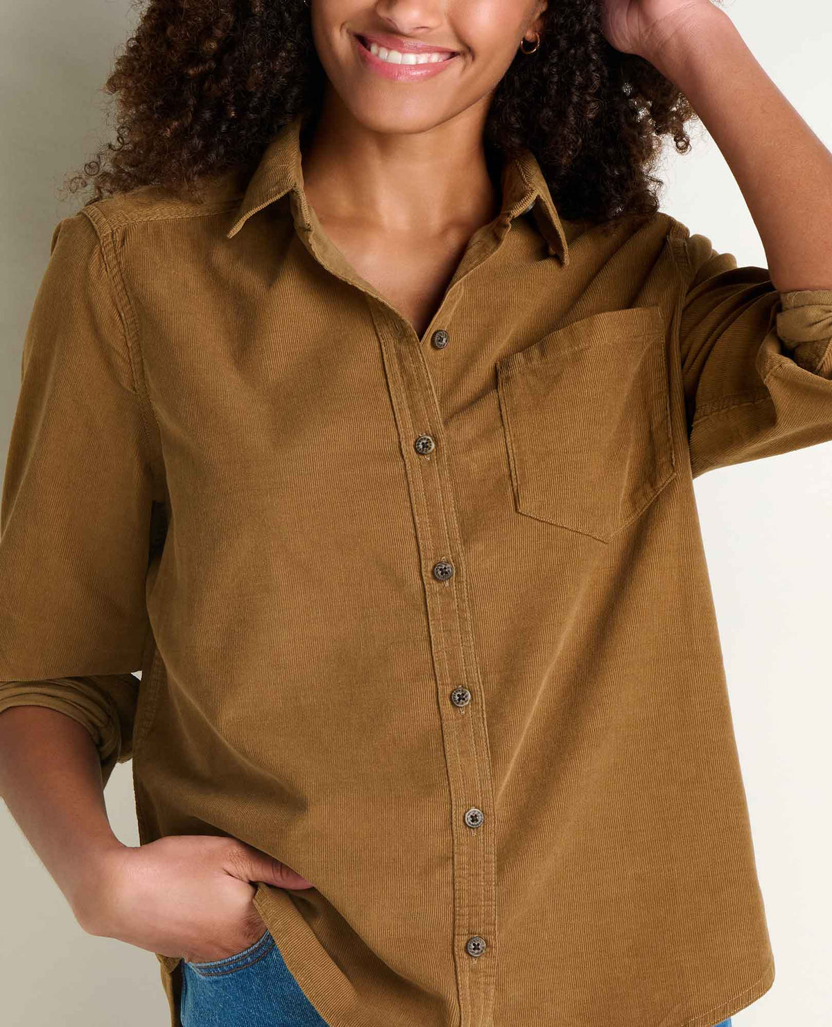 Cattail Corduroy Long Sleeve Shirt  | Toad&Co Women