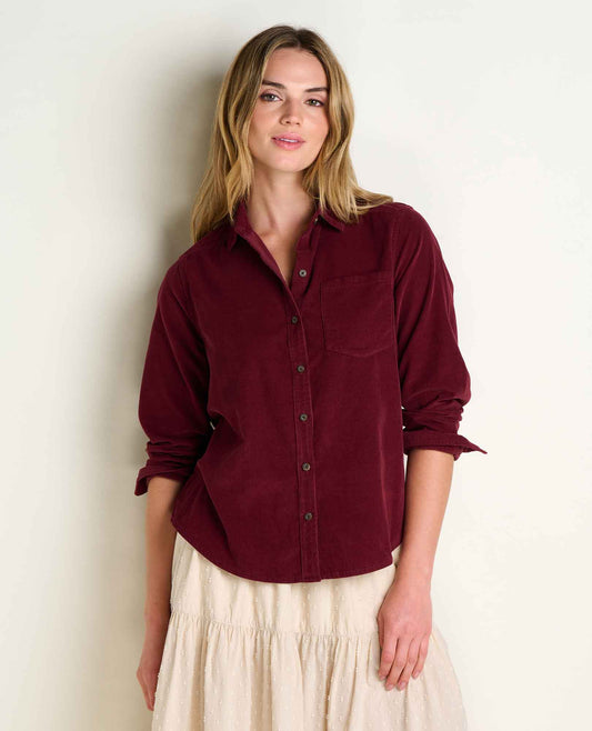 Cattail Corduroy Long Sleeve Shirt  | Toad&Co Women