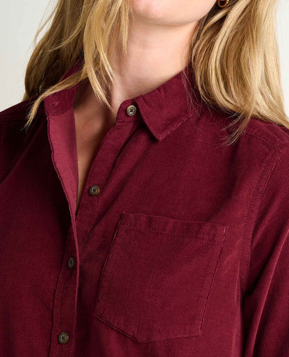 Cattail Corduroy Long Sleeve Shirt  | Toad&Co Women