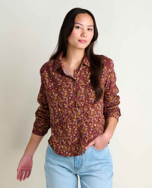 Manzana Boxy Long Sleeve Shirt  | Toad&Co Women