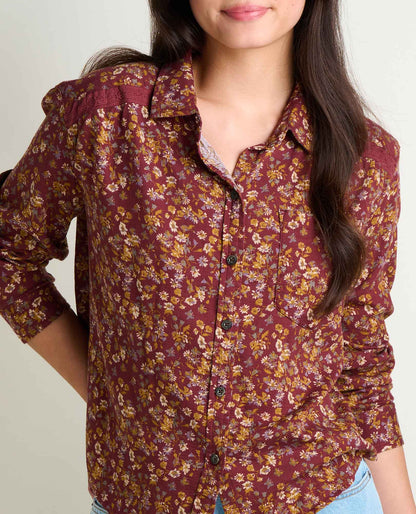 Manzana Boxy Long Sleeve Shirt  | Toad&Co Women