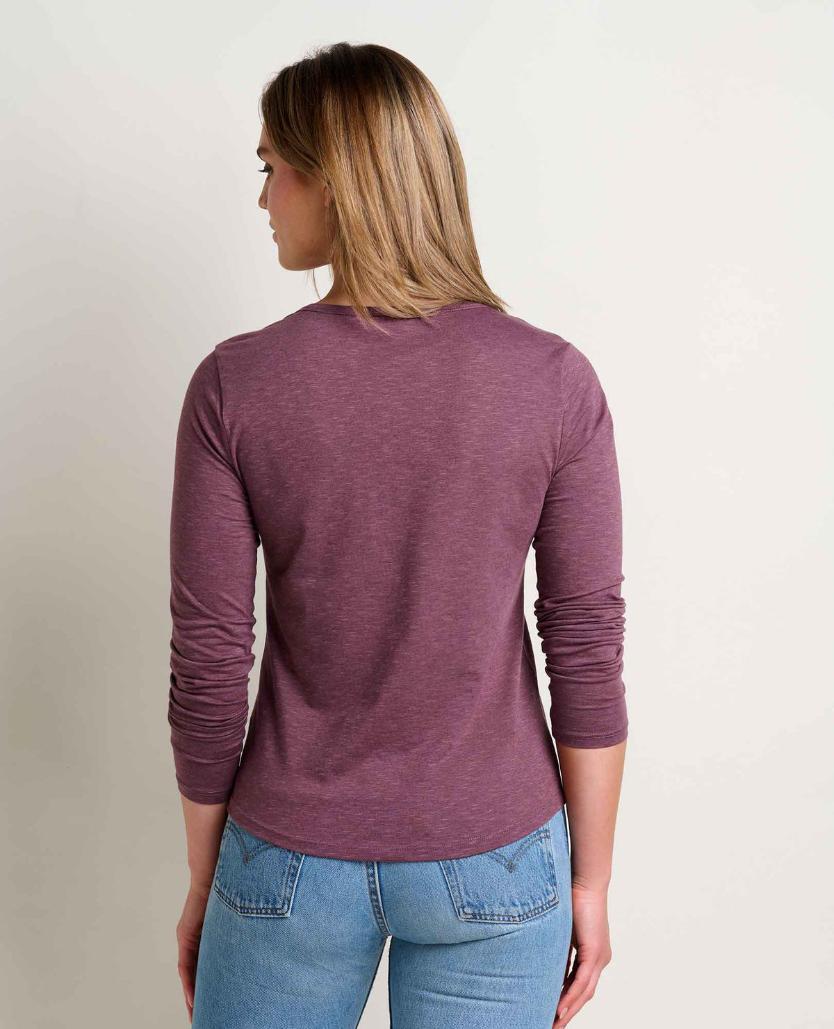 Marley Sustainable Long Sleeve T-Shirt - by Toad&Co Huckleberry | Toad&Co Women