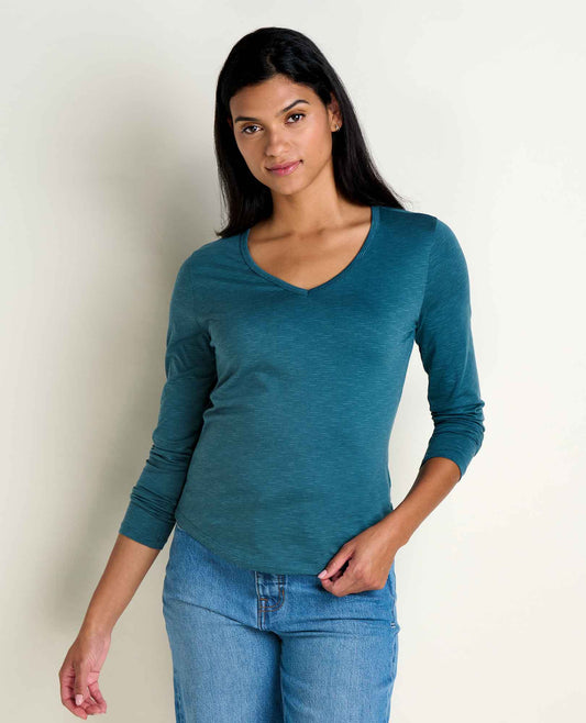 Marley Sustainable Long Sleeve T-Shirt - by Toad&Co Twilight | Toad&Co Women