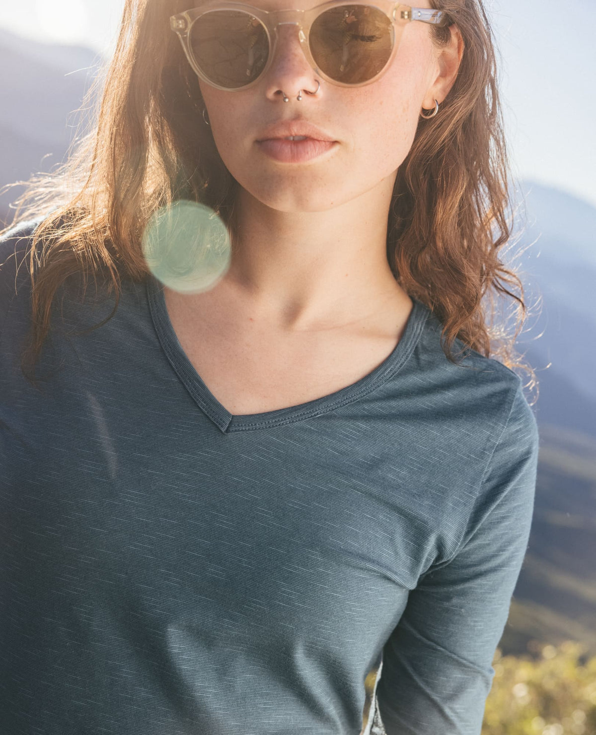 Marley Sustainable Long Sleeve T-Shirt - by Toad&Co Twilight | Toad&Co Women