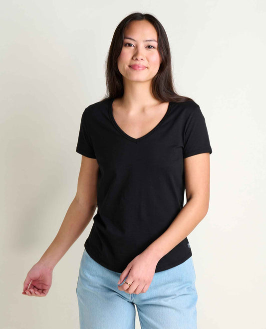 Marley Sustainable Short Sleeve T-Shirt True Black | Toad&Co Women