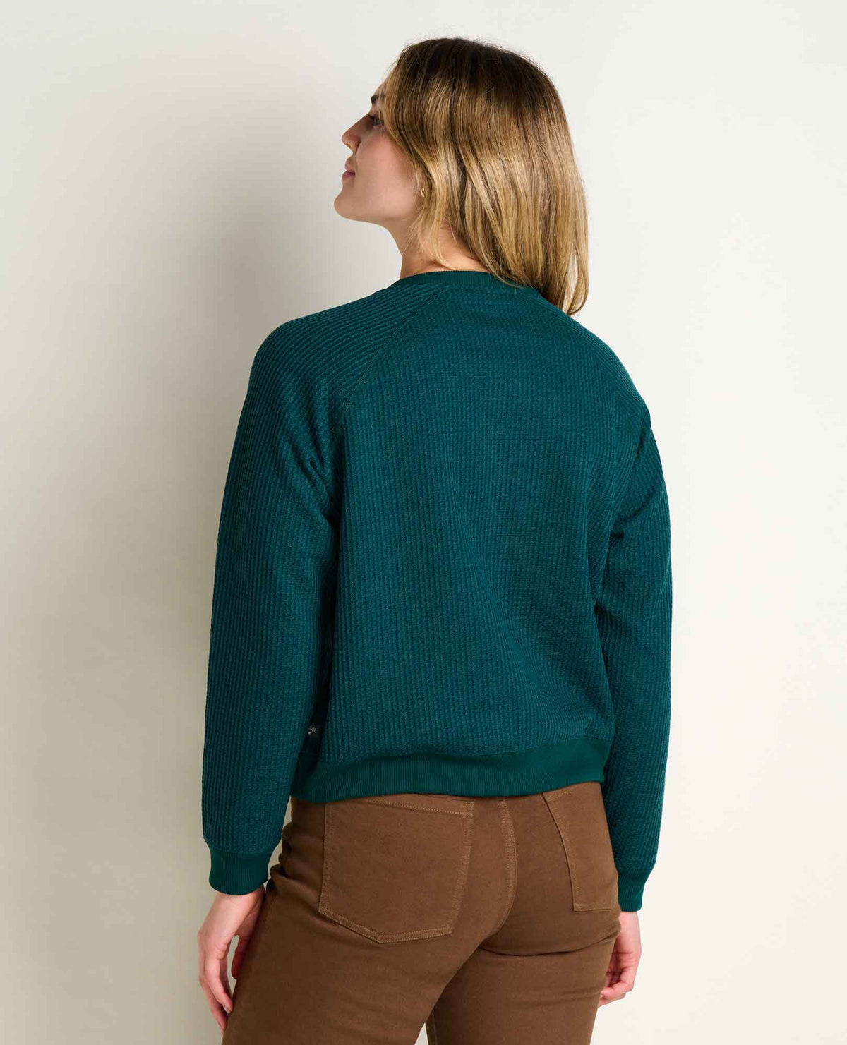 Bitterroot Waffle Knit Pullover - Made from Recycled Polyester  | Toad&Co Women
