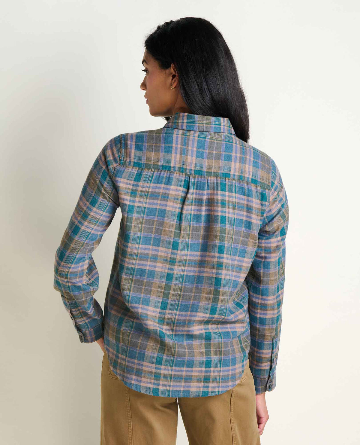 Re-Form Flannel Shirt Twilight Pattern | Toad&Co Women