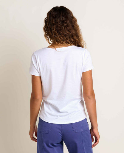 Marley Sustainable Short Sleeve T-Shirt True White | Toad&Co Women