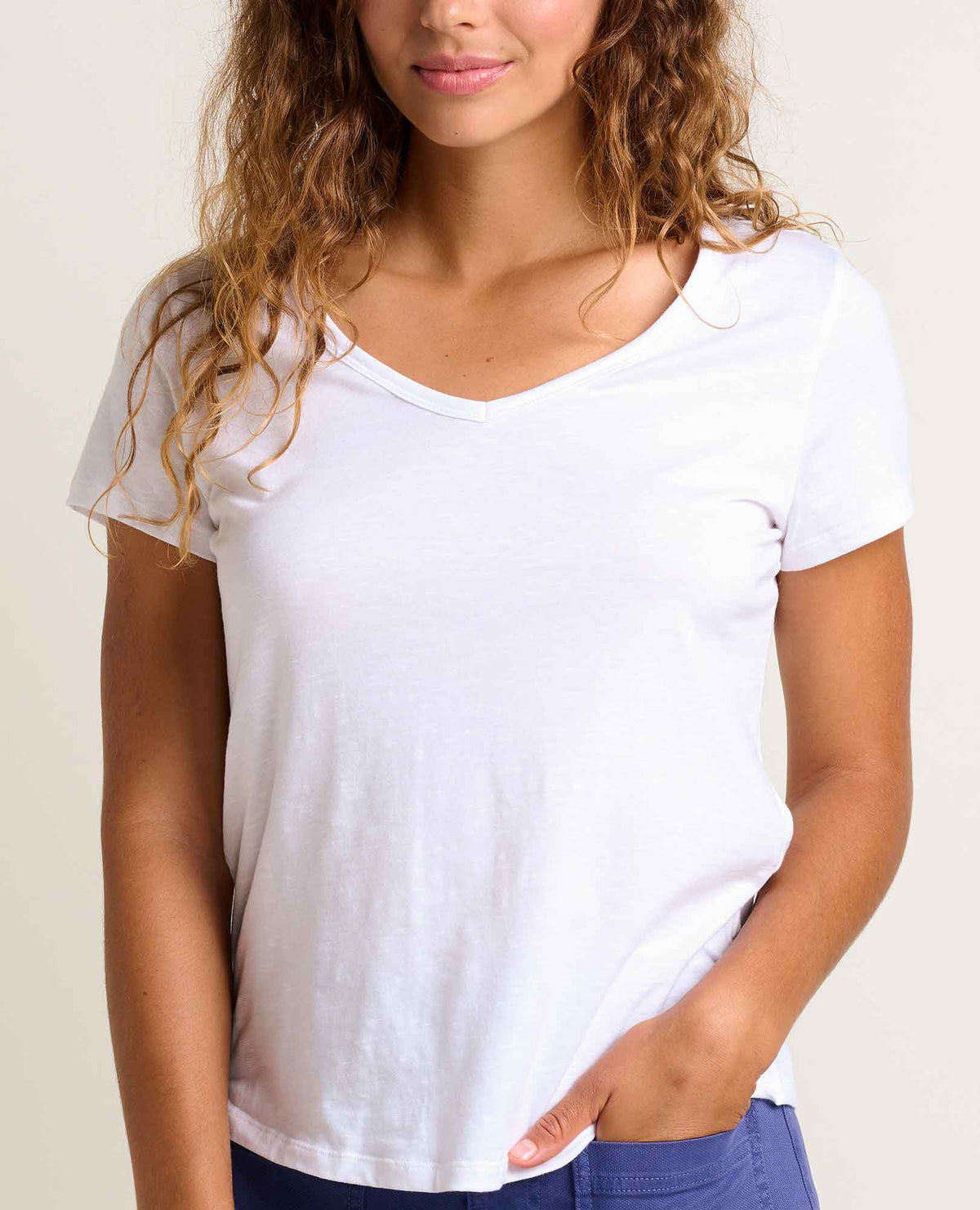 Marley Sustainable Short Sleeve T-Shirt True White | Toad&Co Women