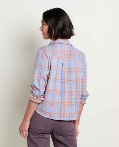 Women's Shadowbrook Soft Knit Shirt Rain Pattern | Toad&Co Women
