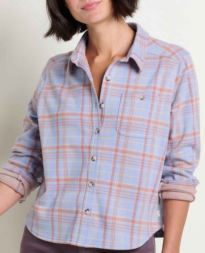Women's Shadowbrook Soft Knit Shirt Rain Pattern | Toad&Co Women