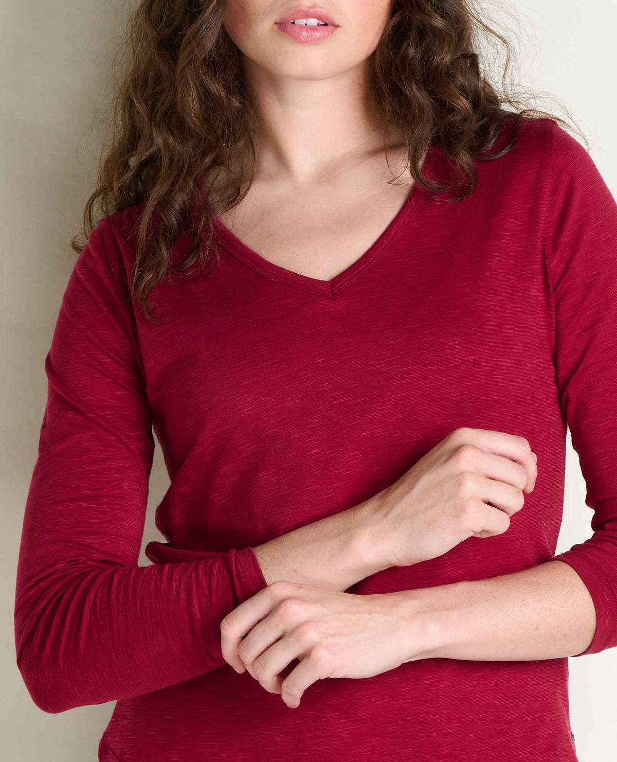 Marley Sustainable Long Sleeve T-Shirt - by Toad&Co Beet | Toad&Co Women