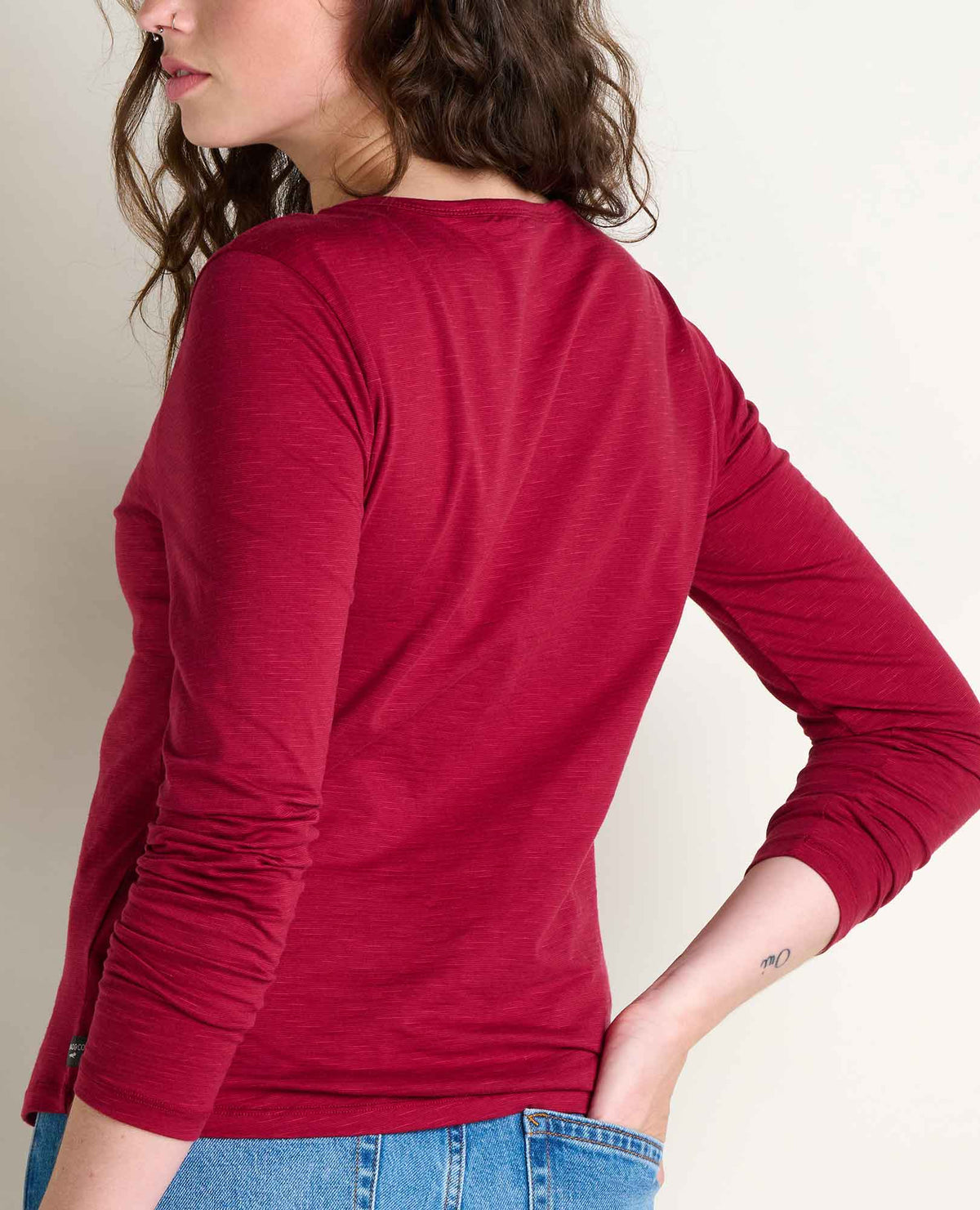 Marley Sustainable Long Sleeve T-Shirt - by Toad&Co Beet | Toad&Co Women