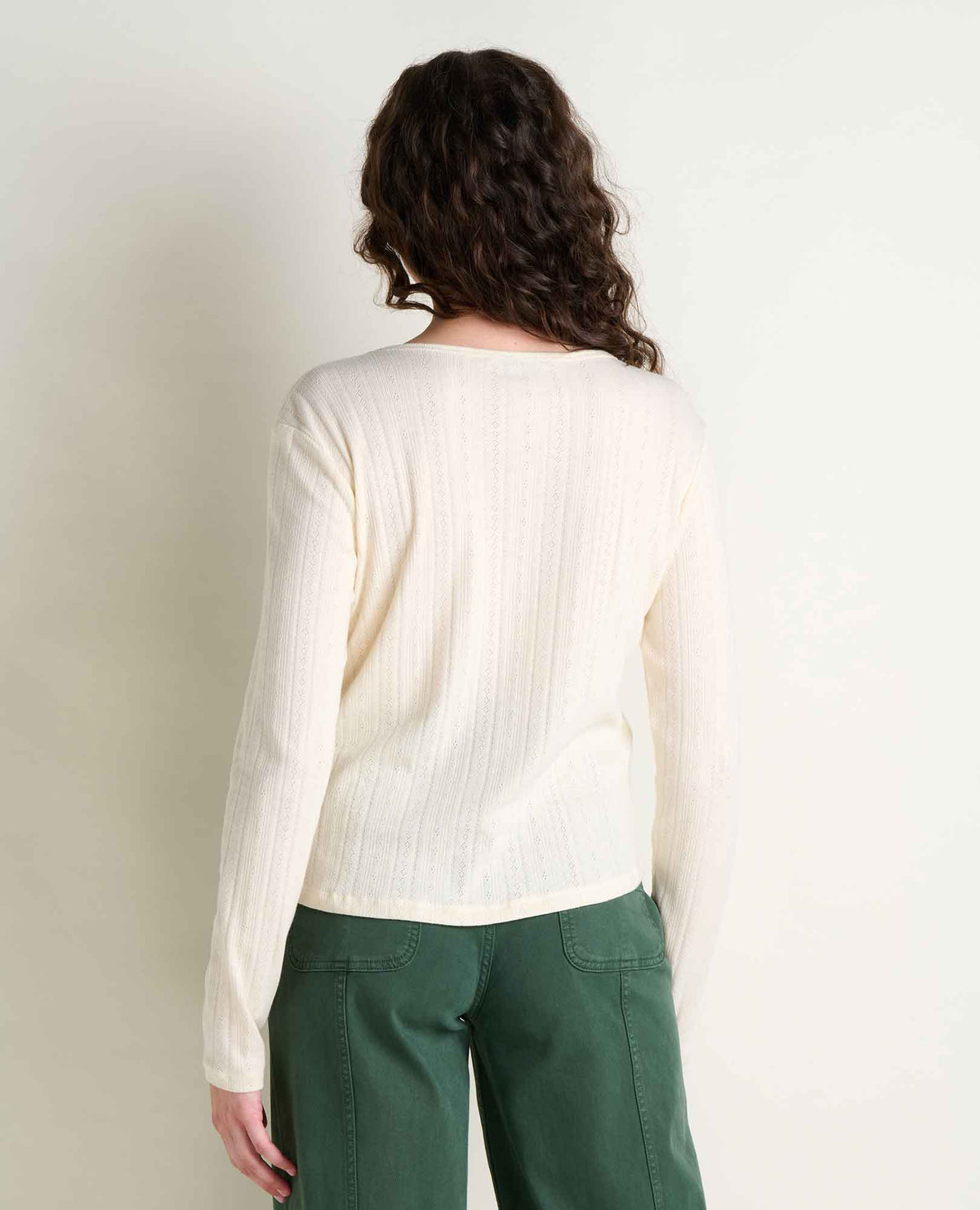 Foothill Pointelle Henley Tee  | Toad&Co Women