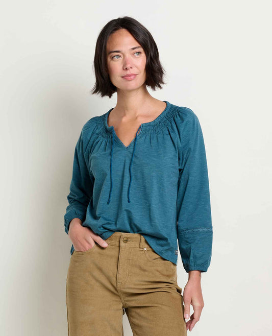 Clara Peasant Top Twilight | Toad&Co Women