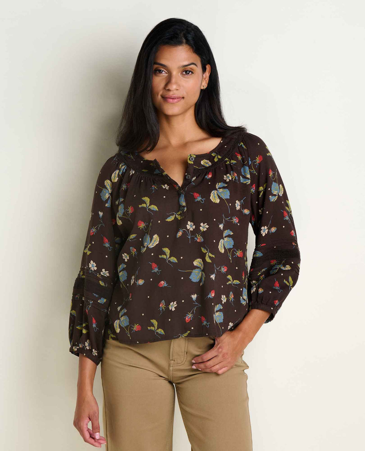 Manzana Peasant Long Sleeve Shirt  | Toad&Co Women