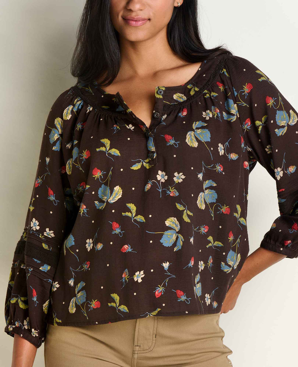 Manzana Peasant Long Sleeve Shirt  | Toad&Co Women