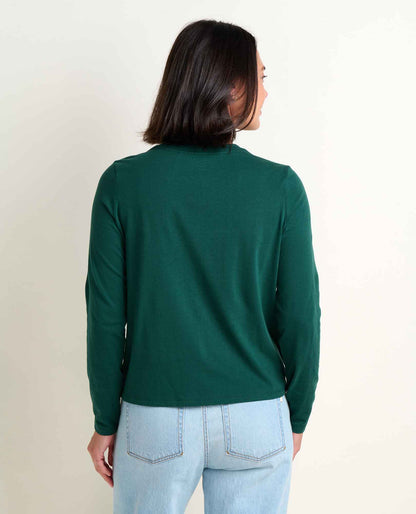 Women's Re-Form Long Sleeve Crew Cilantro | Toad&Co Women