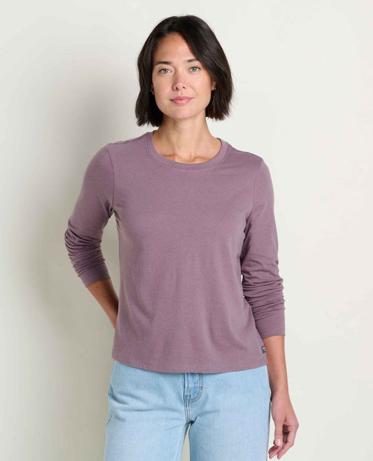 Women's Re-Form Long Sleeve Crew Moonscape | Toad&Co Women