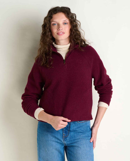 Women's Kennicott Italian Wool Quarter Zip  | Toad&Co Women