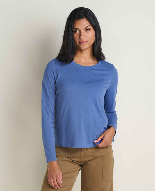 Women's Re-Form Long Sleeve Crew Kyanite | Toad&Co Women