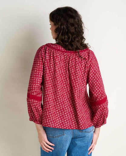 Manzana Peasant Long Sleeve Shirt  | Toad&Co Women