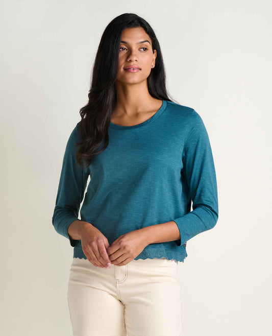 Clara 3/4 Sleeve Tee Twilight | Toad&Co Women