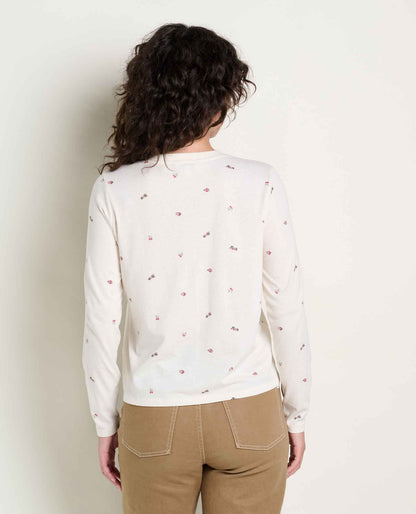 Women's Re-Form Long Sleeve Crew Salt Ditsy Print | Toad&Co Women