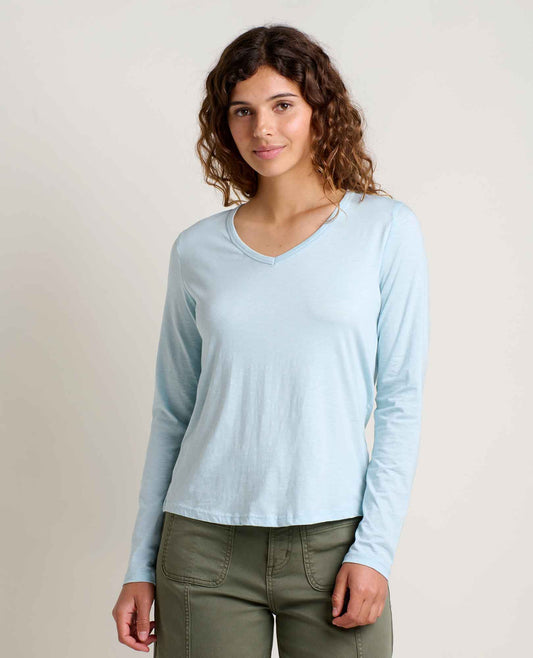 Marley Sustainable Long Sleeve T-Shirt - by Toad&Co Skyway | Toad&Co Women
