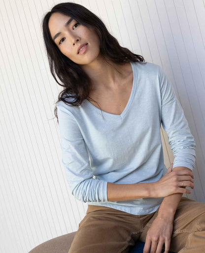 Marley Sustainable Long Sleeve T-Shirt - by Toad&Co Skyway | Toad&Co Women
