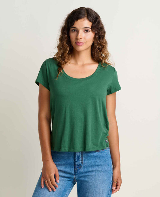 Whisper Tee - Lightweight Organic Cotton & Modal Jersey Tee  | Toad&Co Women